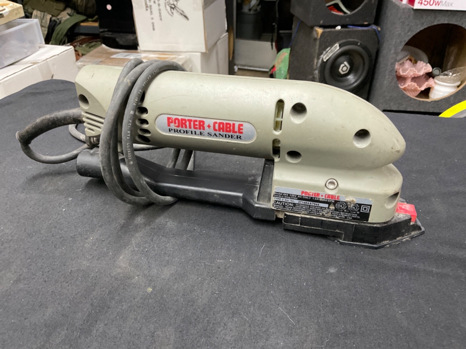PROFILE SANDER, PORTER CABLE MODEL 444 Type 2 (TOOL ONLY, FOR PARTS ONLY)