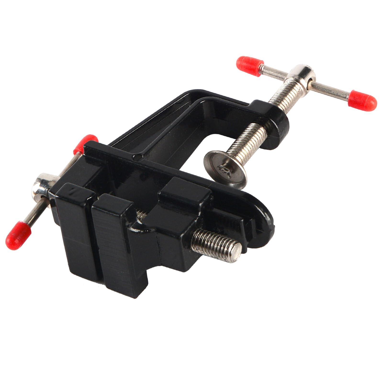 YXQ Mini Vise Clamp Small Bench Vice on Table Drill Press Black