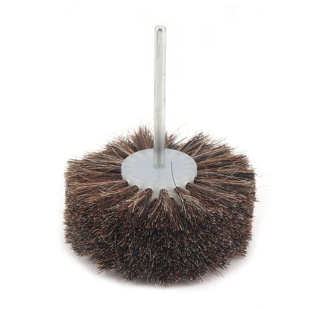4&Prime; Horse Hair Polishing Wheel Brush Drill Buffing Abrasive Grinder Rotary Tool