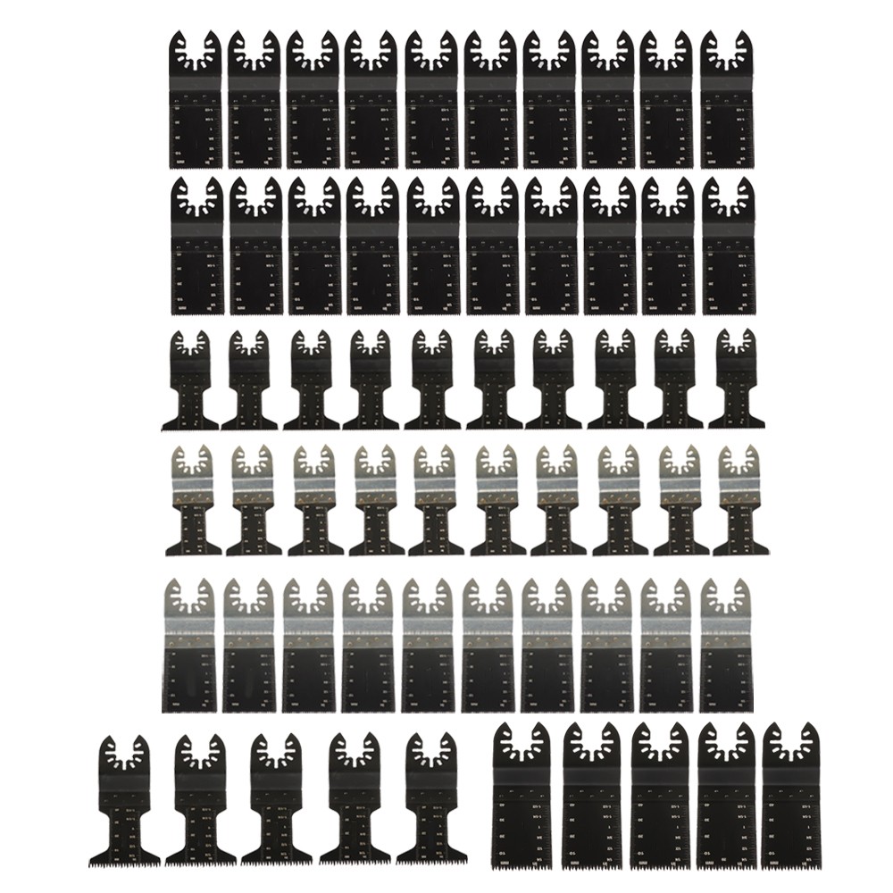 USA Oscillating Tool Blades, Universal Metal Wood Plastic Multitool Blades 60Pc