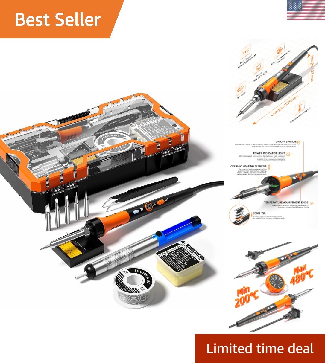 Brand New Soldering Iron Kit