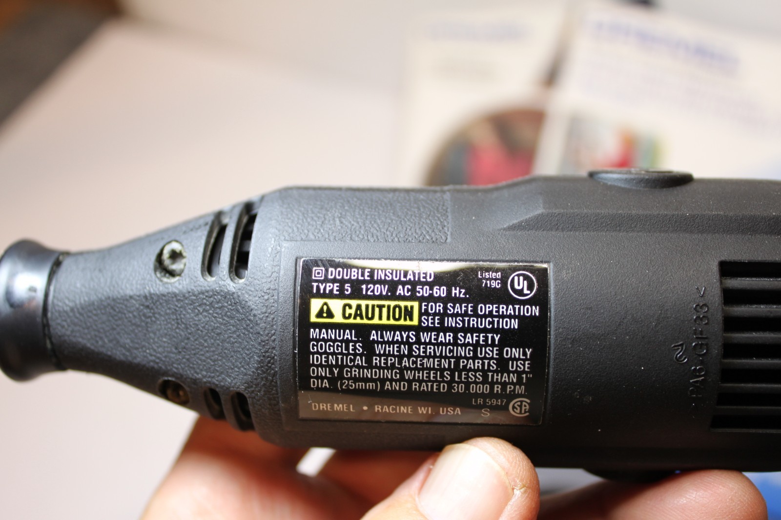 DREMEL MULTIPRO MODEL 395 VARIABLE SPEED 5K-30K RPM Case, Manual, Bits, Wrench