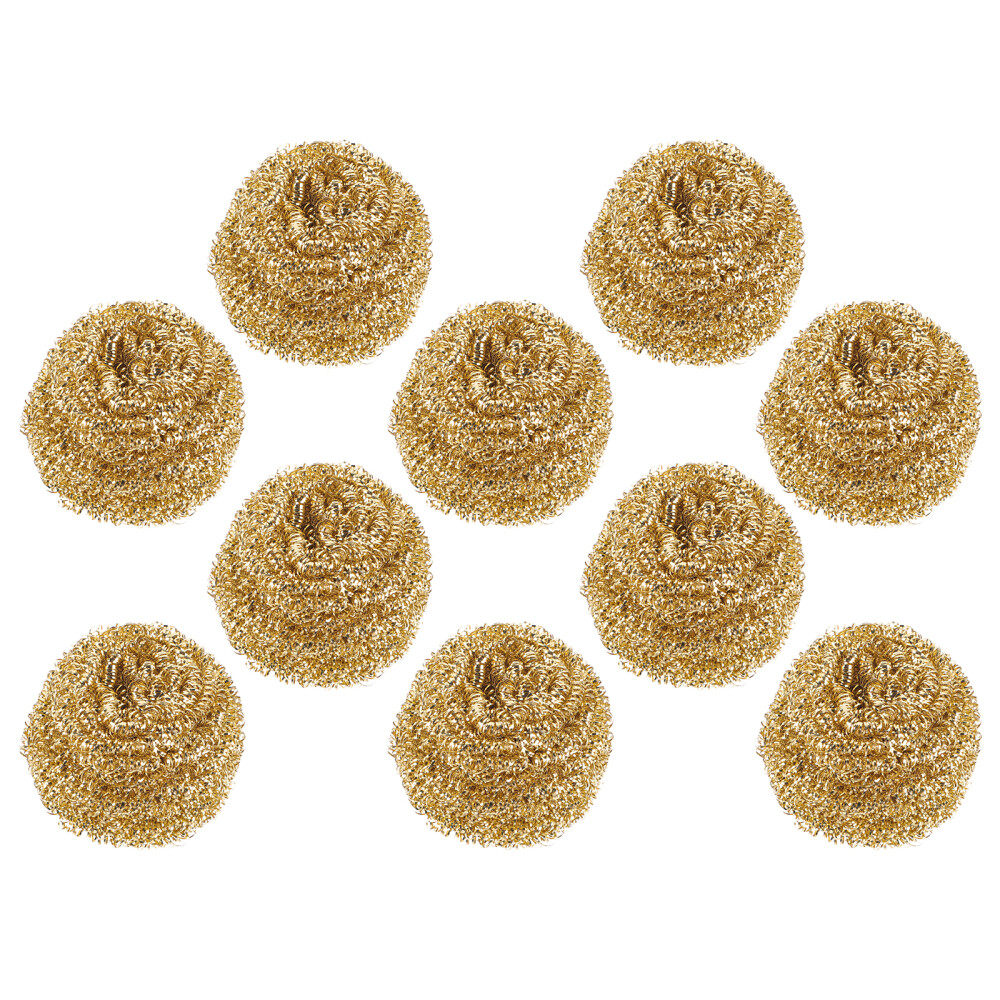 10Pcs brass cleaner String Ball Cleaning Silk Iron Steel Wool Copper Wire