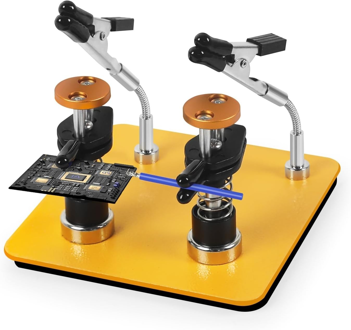 Heavy-Duty Helping Hands Clamp with Quick-Release Mechanism for Precise Crafting
