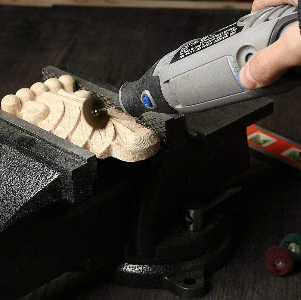 50 Metal Polishing Buffing Wheel Burr Kit Rotary Tool Accessories Set For Dremel