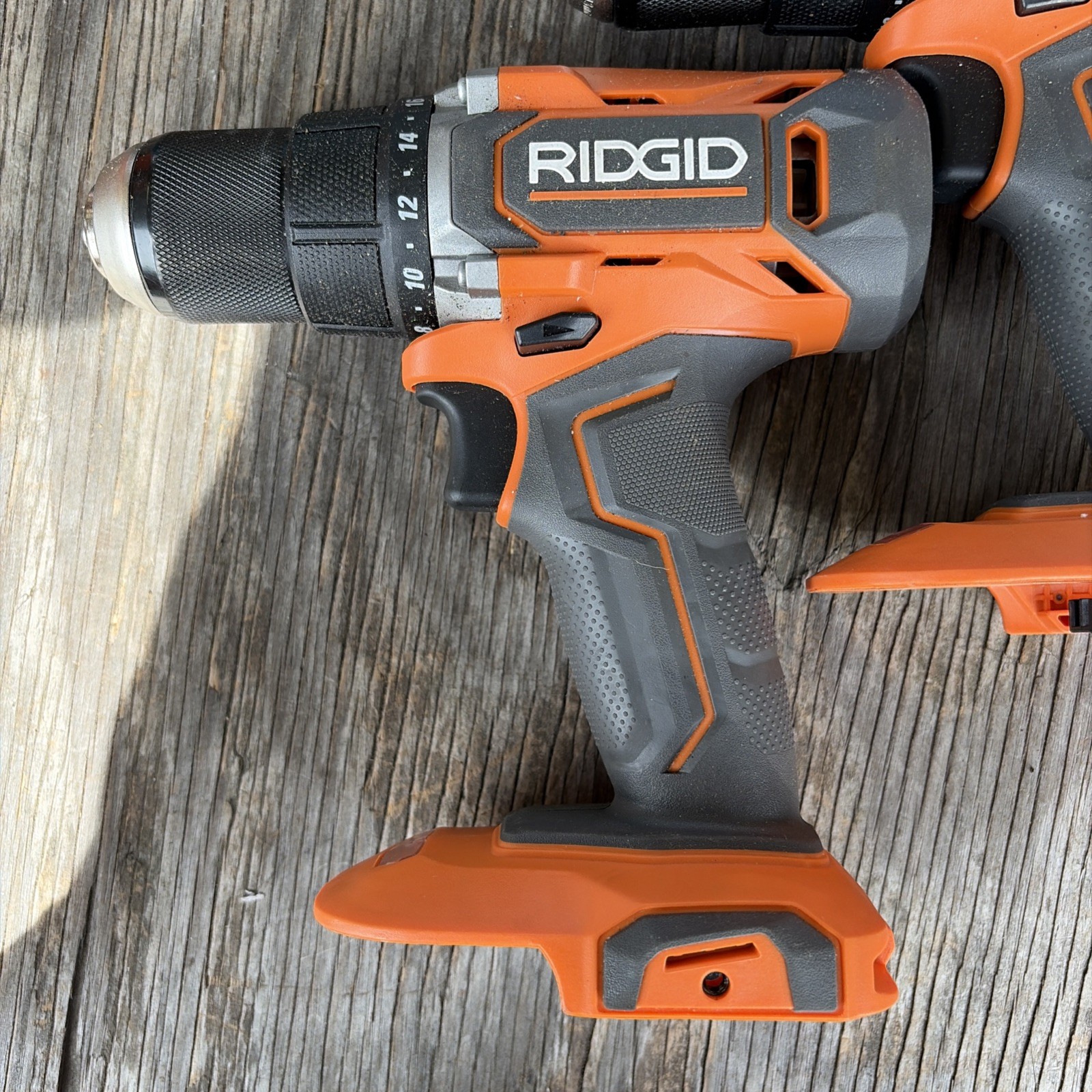 Lot Of 2 RIDGID R860010 18V 1/2&Prime; Hammer Drill/Driver – Tool Only