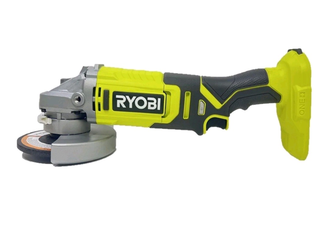 Ryobi ONE+ 18V Cordless Angle Grinder 4-1/2 In. With Battery & Charger Kit