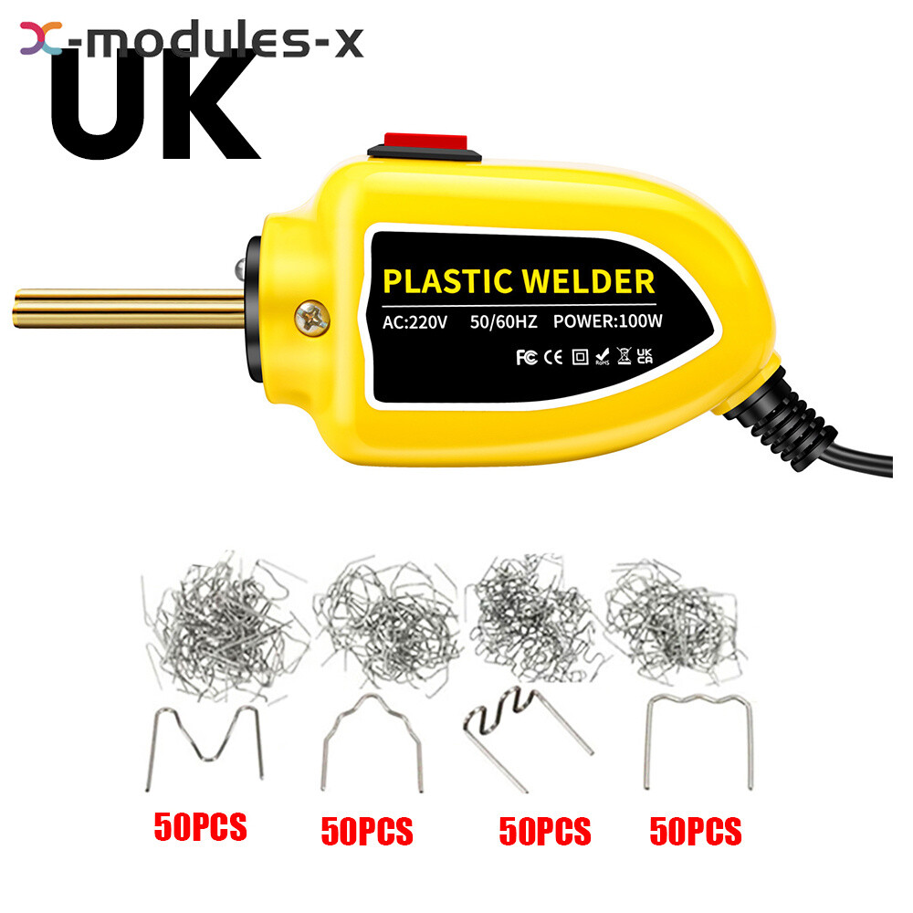 Hot Stapler Plastic Welding Machine Mini 100W Heat Gun Car Soldering Repair Tool
