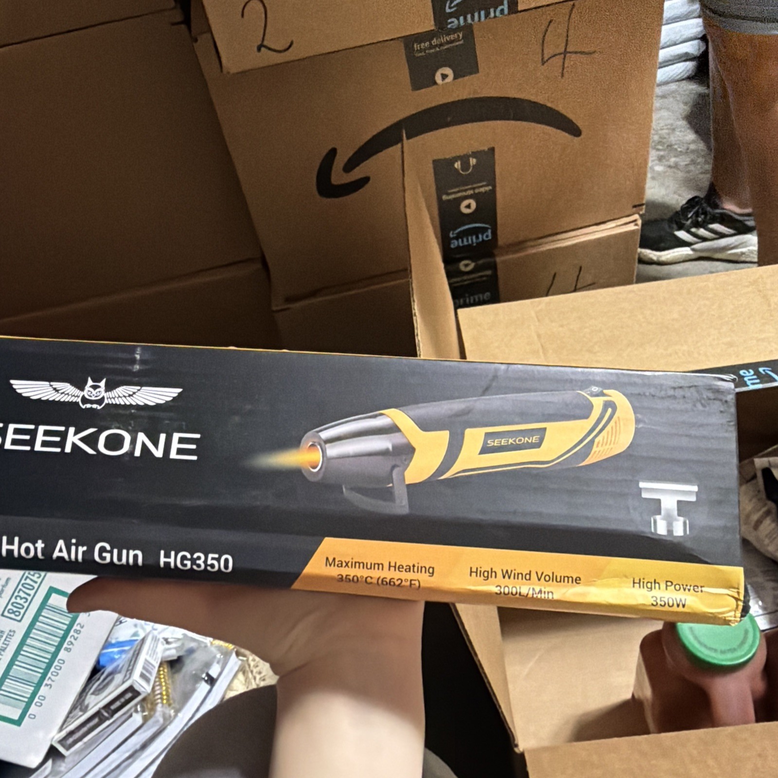 SEEKONE Mini Heat Gun HG350 – Dual Temperature – 350W – 450 Degrees 19