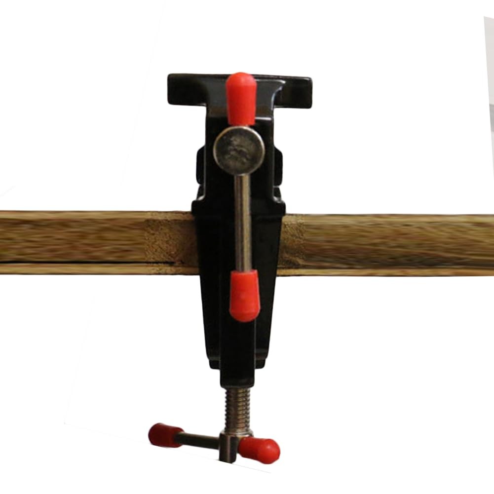 YXQ Mini Vise Clamp Small Bench Vice on Table Drill Press Black