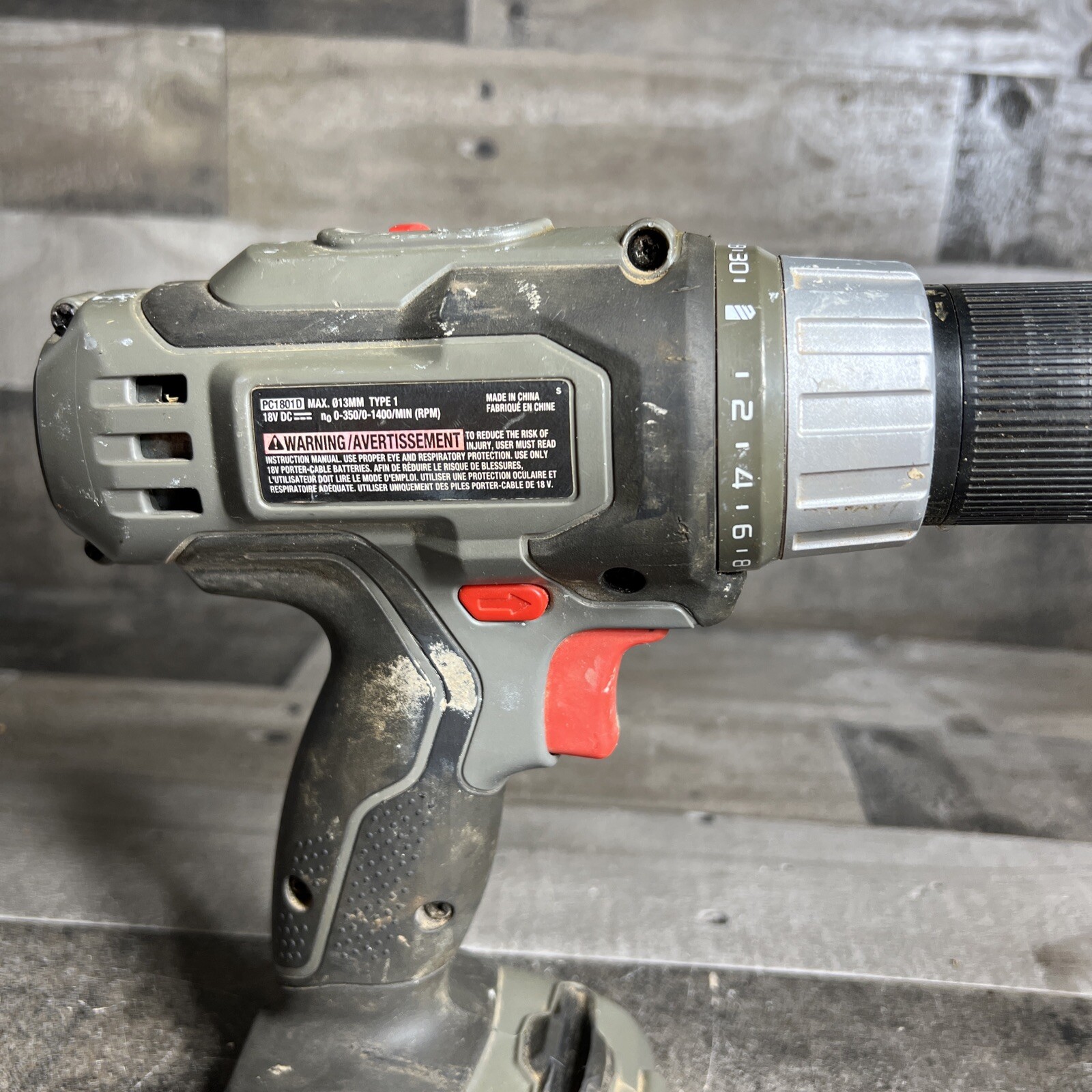 Porter Cable 18V Cordless Drill Driver PC1801D Bare Tool Only NO BATTERY