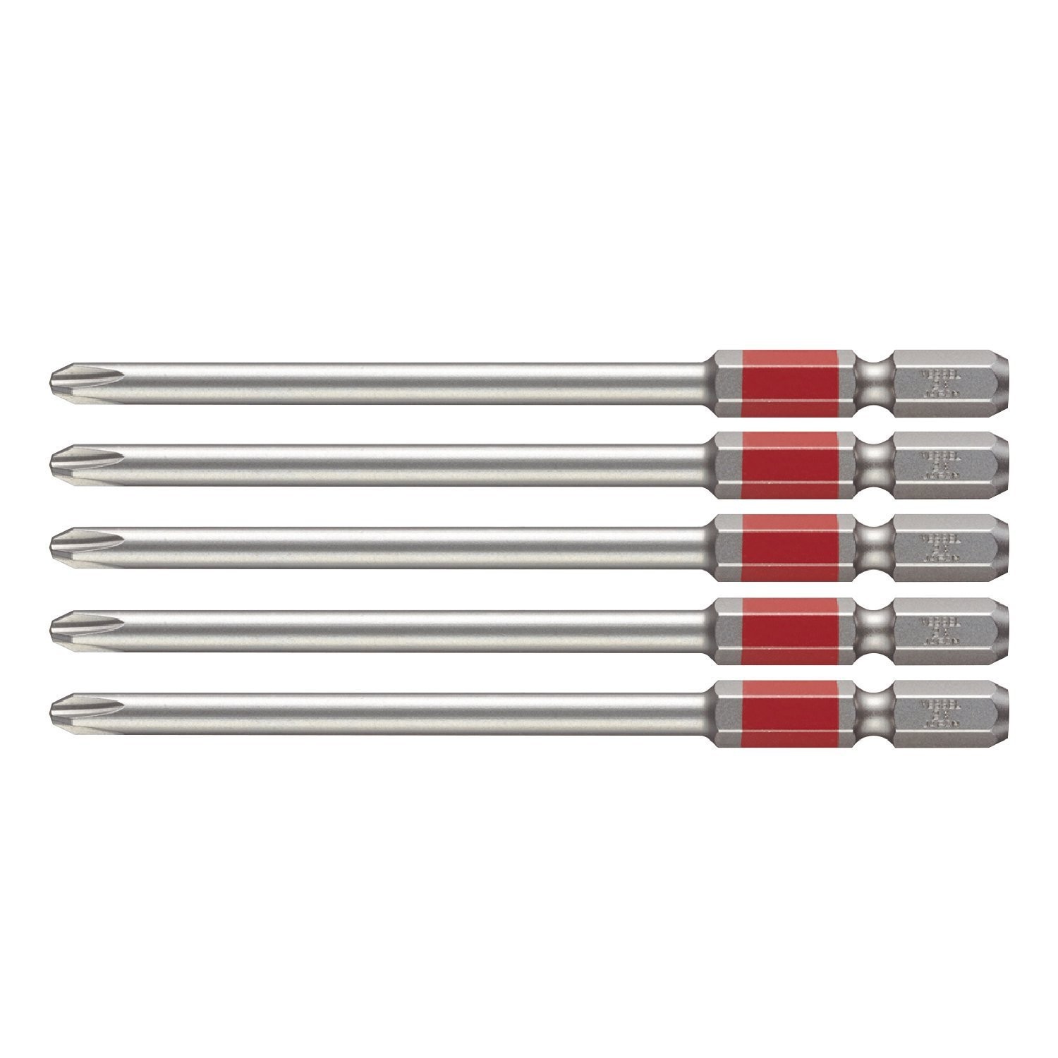 VESSEL Single End GO-SAI Bit [No.GS5P2100D] (Ph No.2 x 100 5PC Set) One Size