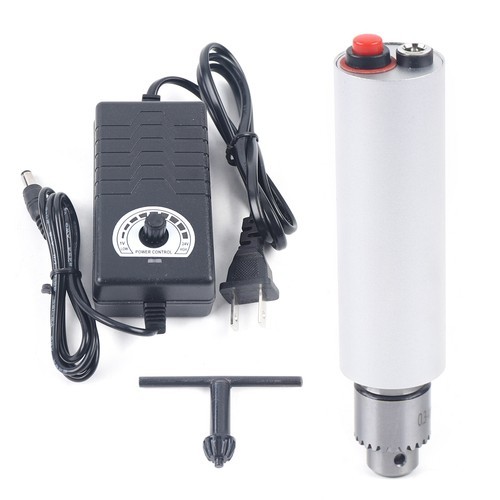 DC 12V~24V Mini Micro Small Electric Aluminum Hand Portable Handheld Drill Chuck