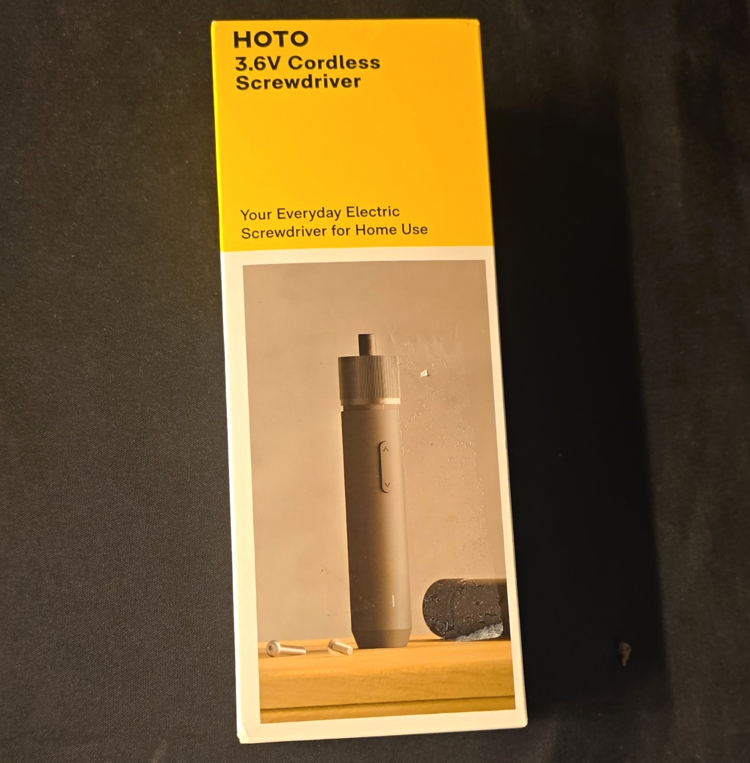 HOTO QWLSD001 3.6V Cordless Screwdriver 1500mAh 14pc Set LED Black