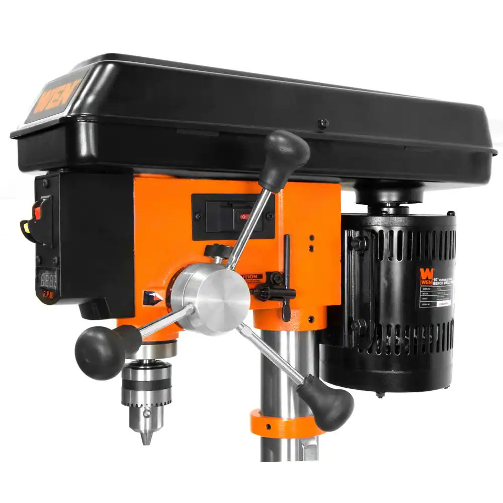 Drill Press Variable Speed 1/2 Chuck Bench Top Base Cast Iron Shop Tool Durable
