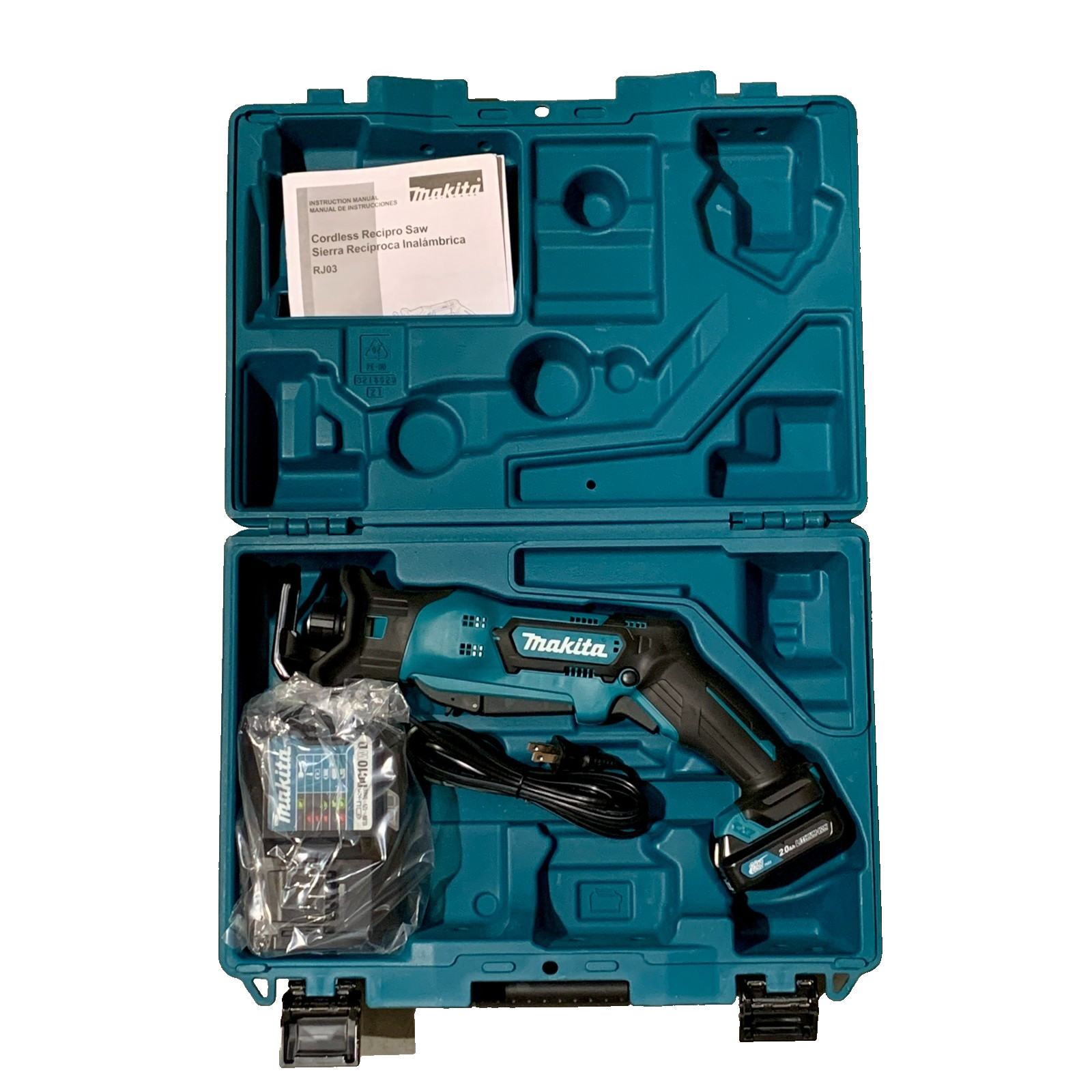 MAKITA RJ03R1 12V MAX CXT 12-Volt Li-Ion Cordless Reciprocating Saw Kit 0797