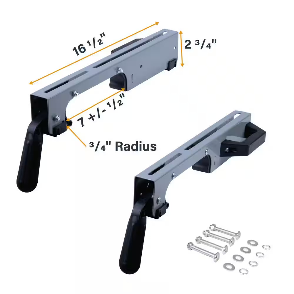 Miter Saw Stand Mounting Bracket Assembly (Set of 2)