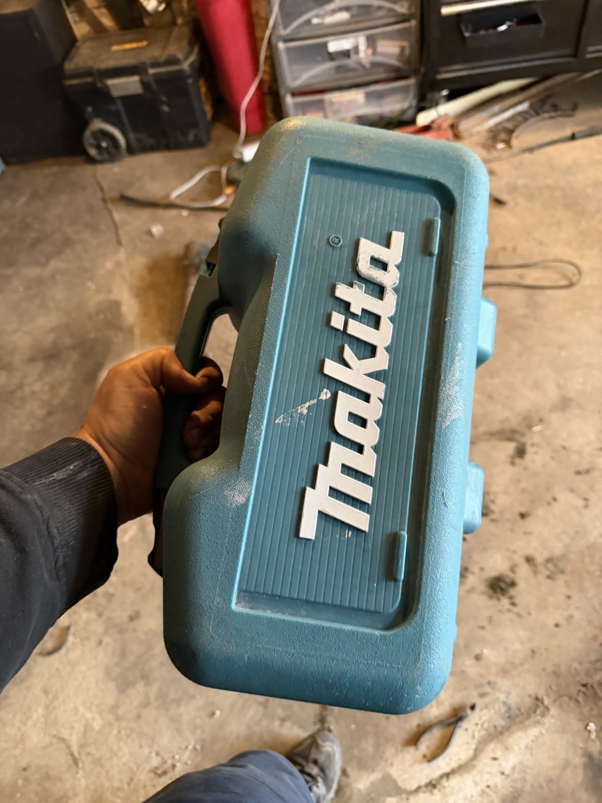 Makita 5 Inch Orbit Sander Tool Box Plastic Case Only No Accessories Corded