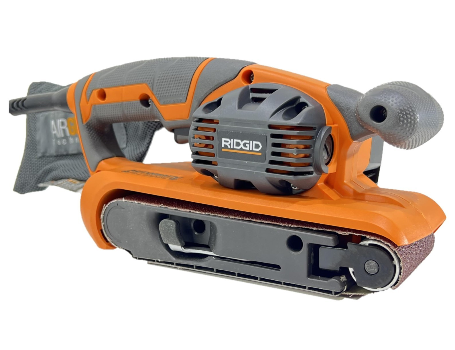 RIDGID Corded Electric 3 x 18 in. Belt Sander R27401 Orange/Gray