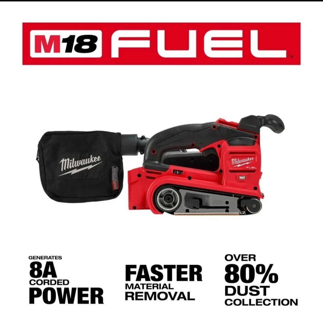 NEW IN BOX Milwaukee 2832-20 Cordless Belt Sander 3 x 18 Fuel M18 Brushless Volt