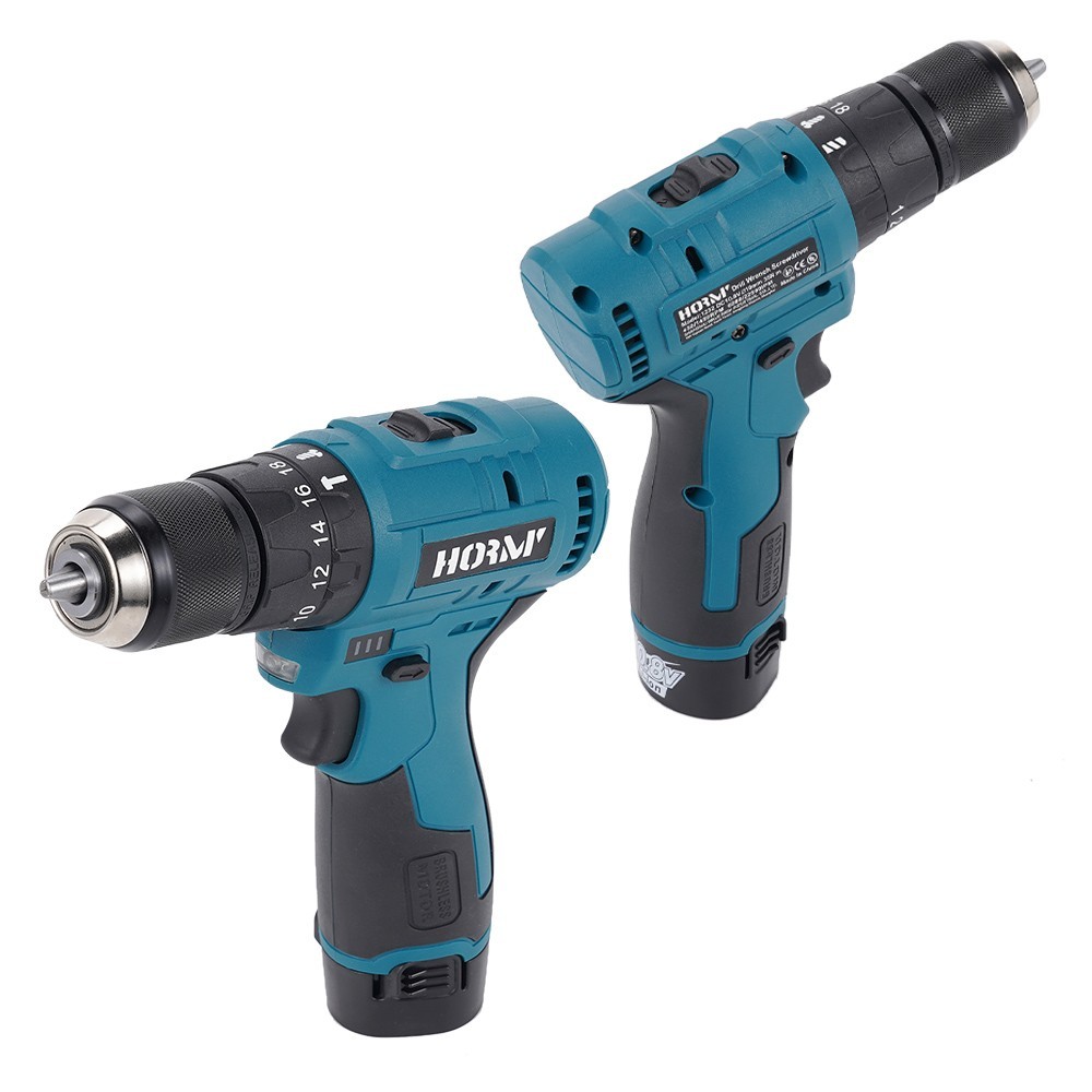 3/8&Prime; Cordless Hammer Drill/Driver Brushless with 10.8V 2 Battery & Charger US