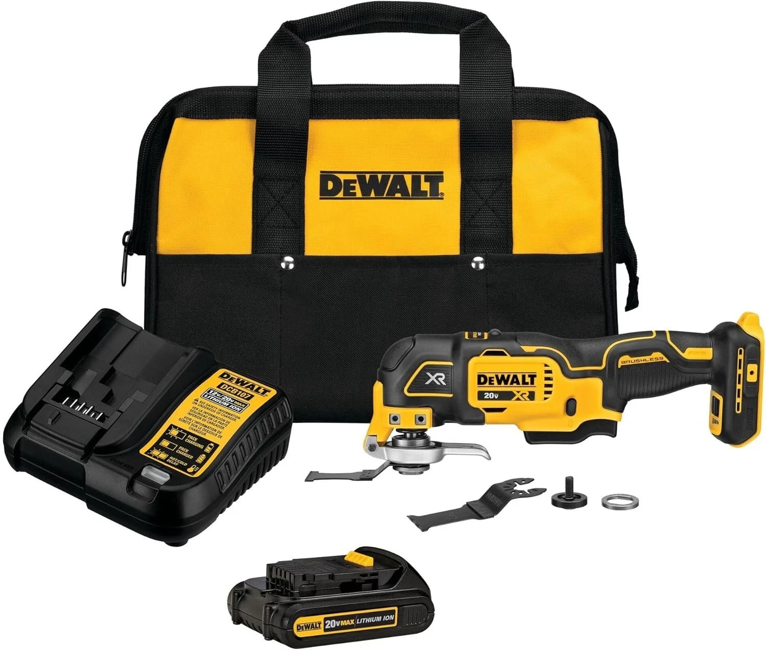 DEWALT DCS356C1R 20V MAX Oscillating Multi-Tool (1.5 Ah)