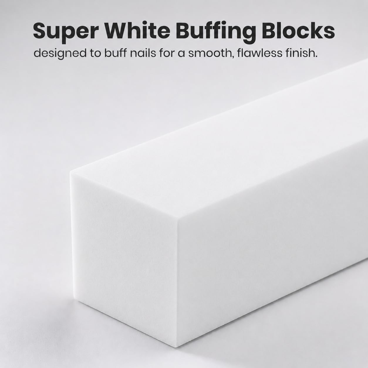 ForPro 20 Pack Super White Buffing Block, 240 Grit, 3.75&Prime; x 240 grit,