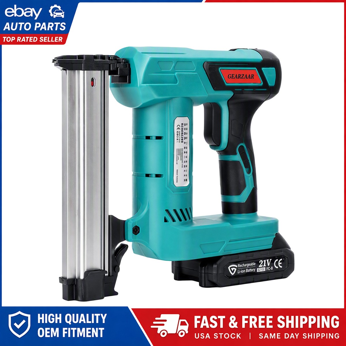 Electric Nail Gun Portable Woodworking Straight & U Nail with 2000PCS nails
