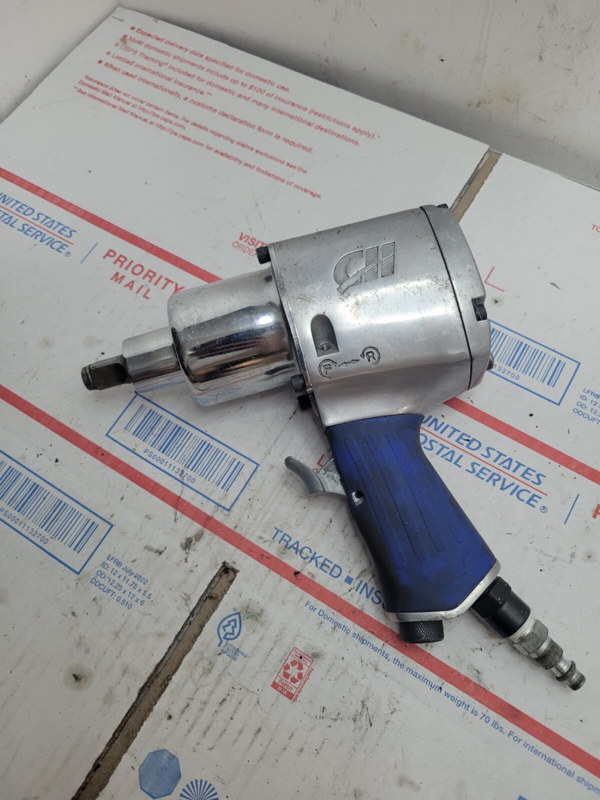 Tool – USED CAMPBELL HAUSFELD 1/2&Prime; IMPACT WRENCH TL0502