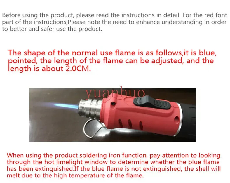 HS-1115K 10 IN 1 Portable Butane Gas Soldering Iron Kit Welding Kit Torch Pen
