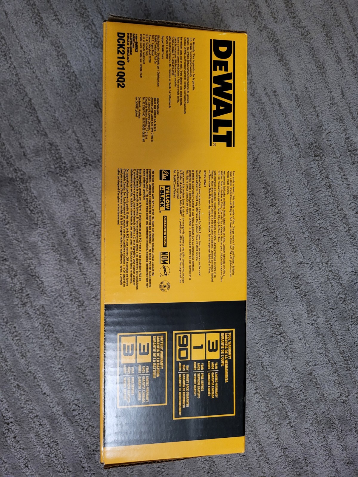 DEWALT XR 20V MAX Brushless 2-Tool Combo Kit DCK2101QQ2 w/ 2 Li-Ion