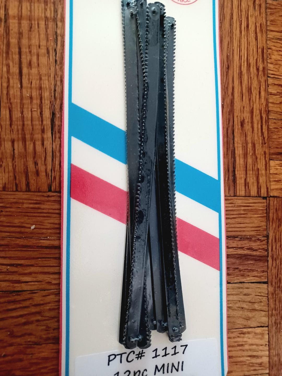12 pieces Sealed Pack of Coping Saw Blades 6 inches Long Fine Cut Wood Plastic