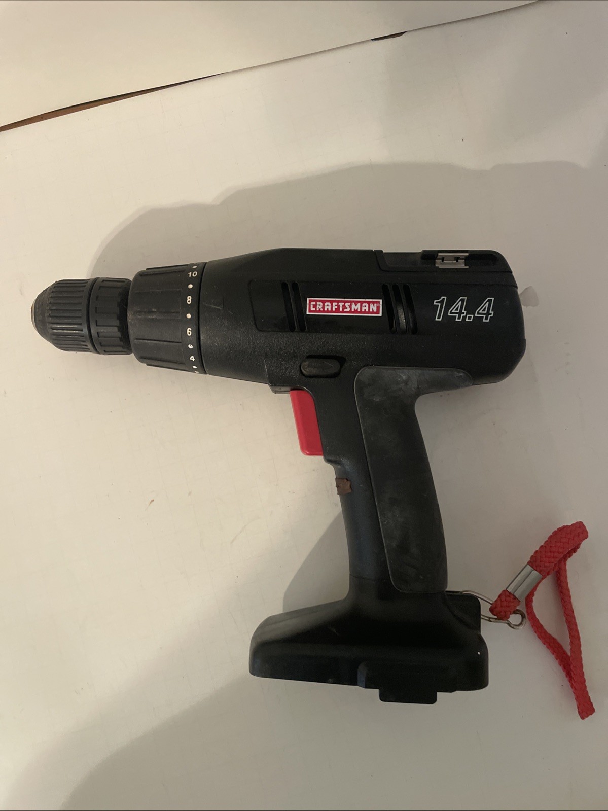 Craftsman Drill Driver 3/8&Prime; VSR 0-600 RMP 14.4V DC Cordless – TOOL ONLY – PARTS