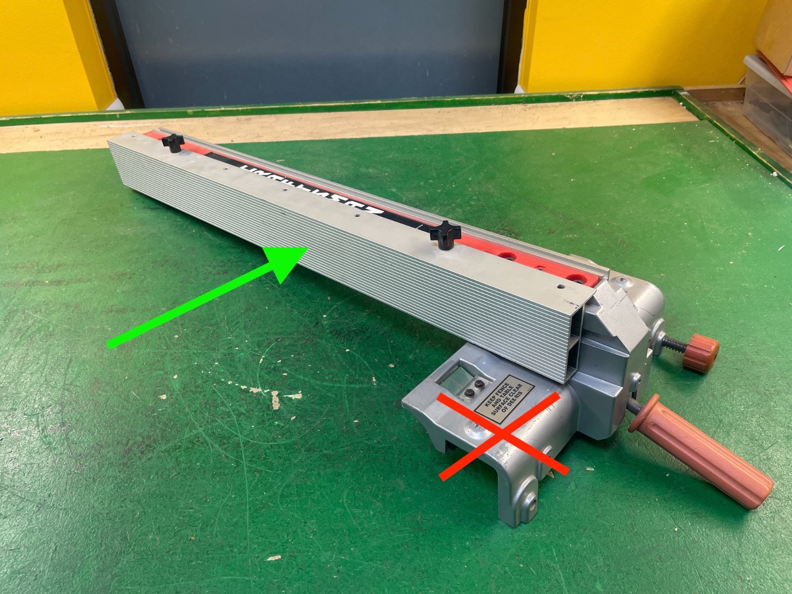 EXTENSION RAIL PIECE ONLY for 152.xxxxxx Craftsman Table Saw Rip Fence