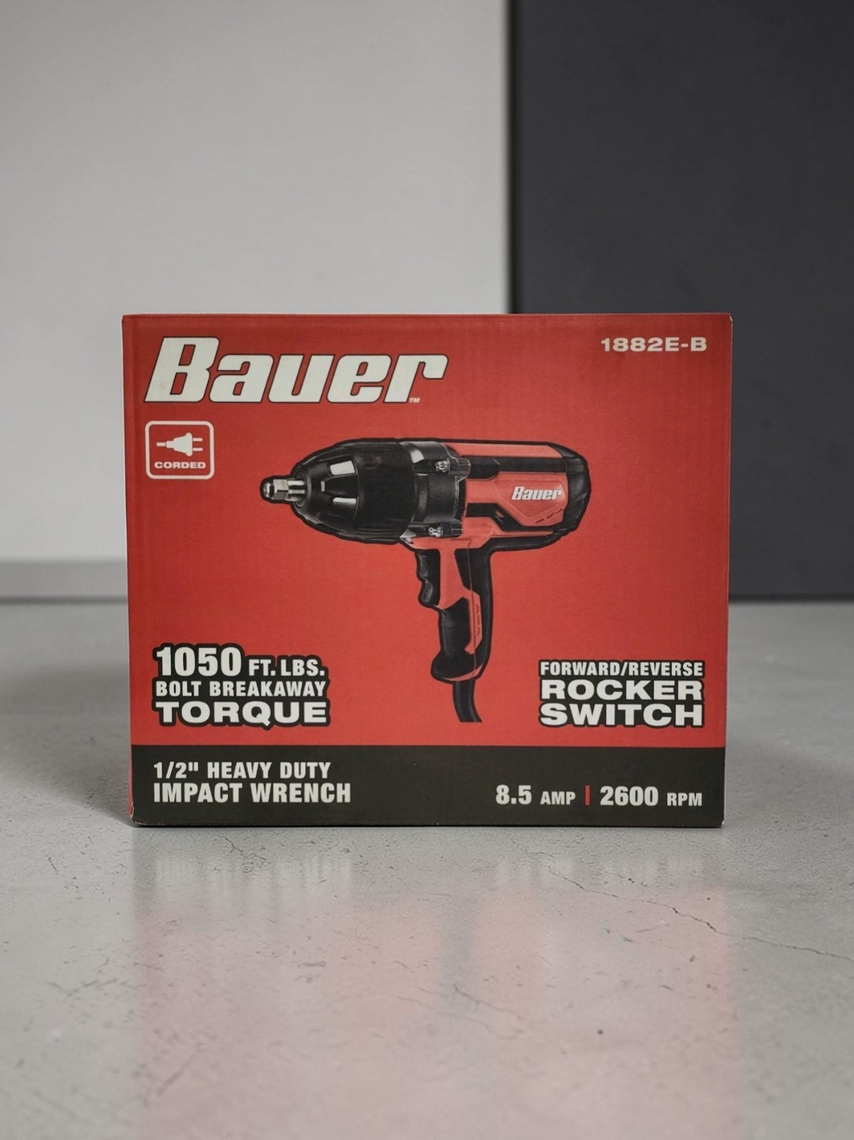 Fits Bauer 1/2&Prime; Heavy Duty Extreme Torque Corded Impact Wrench 1050 ft-lb