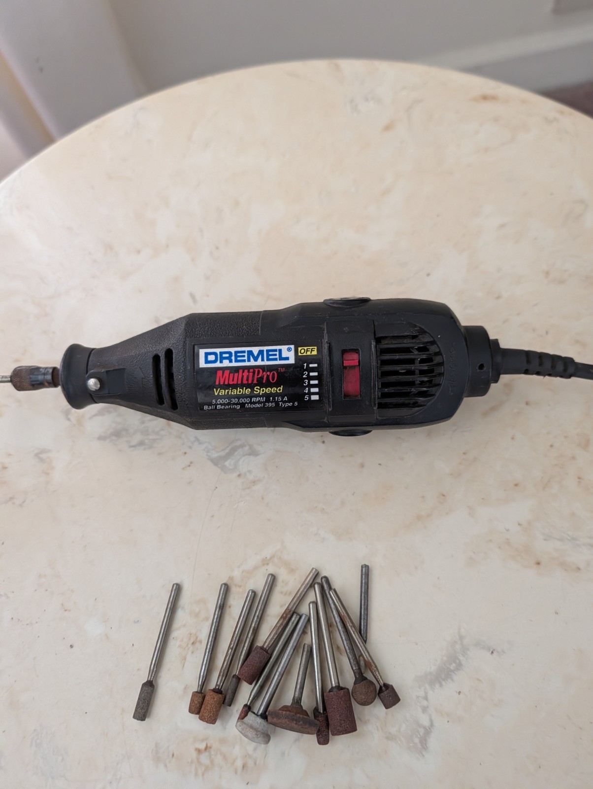 Dremel Multi pro 395 Type 5 Variable Speed +14 bits Made in USA