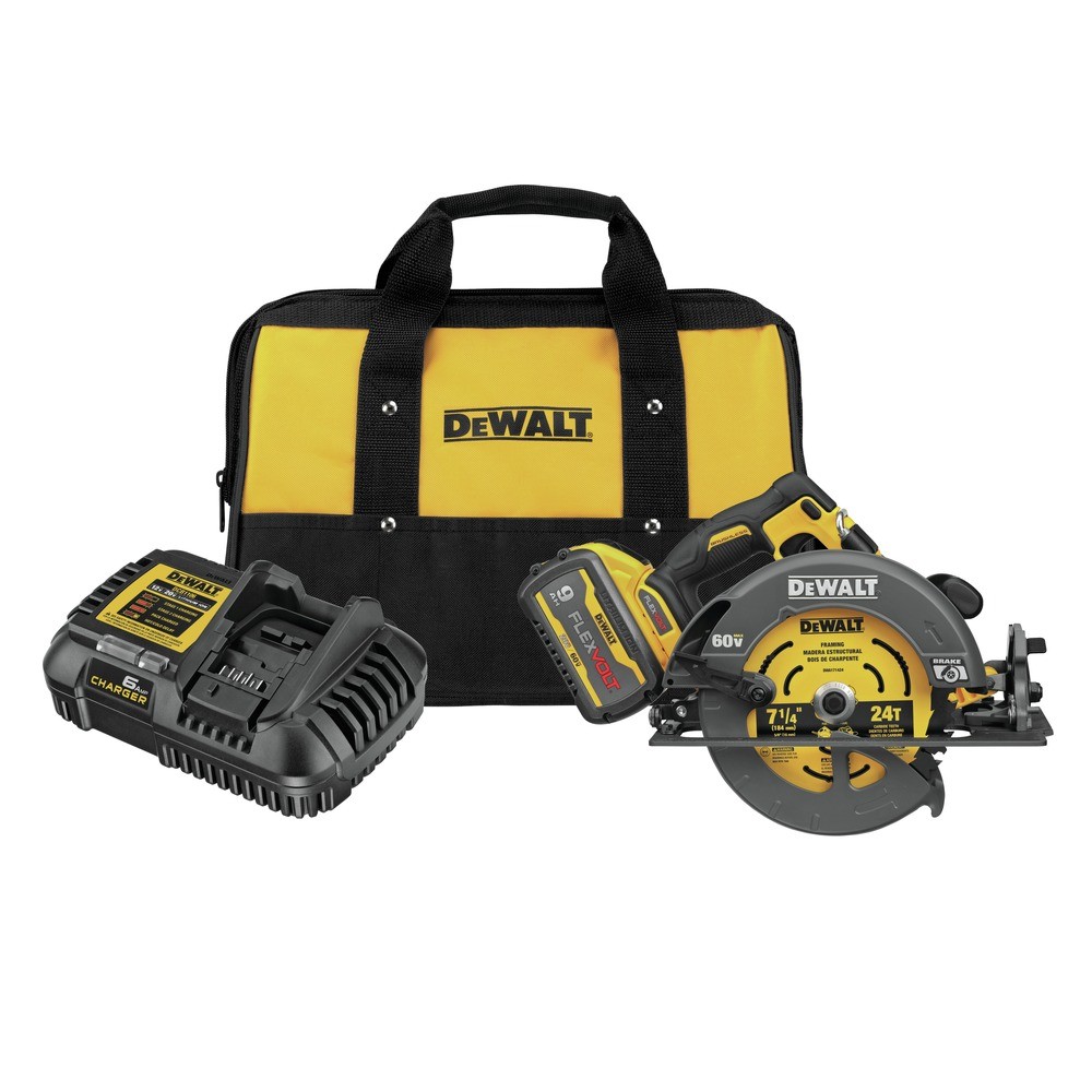 DEWALT DCS578X1RVB 60V MAX 7-1/4 in. Circular Saw w Brake Certified Refurbished