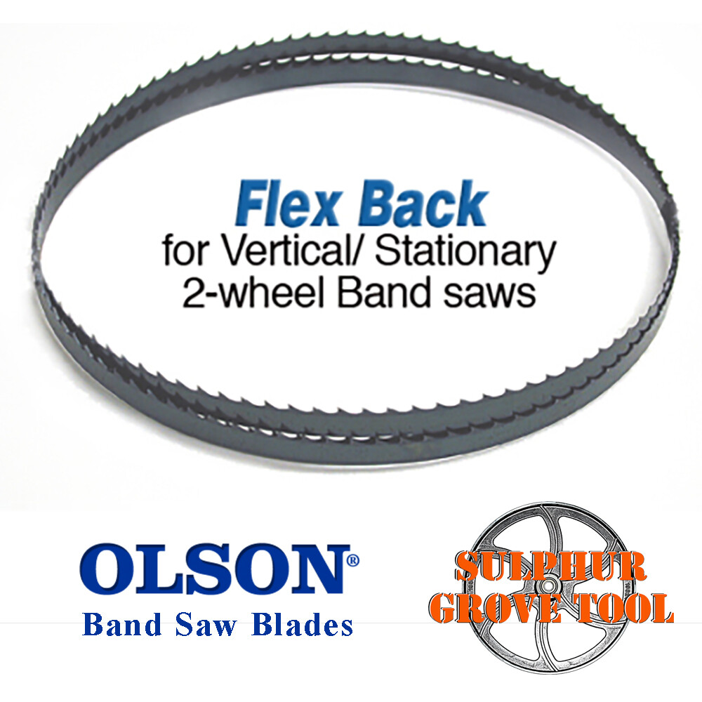 71-3/4&Prime; Olson Hard Edge Flex Back Band Saw Blade 1/8&Prime; .025&Prime; 14 REG FB08571DB