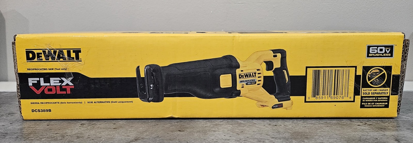 DeWALT DCS389B FlexVolt 20V / 60V Max Brushless Reciprocating Saw Bare Tool 2025