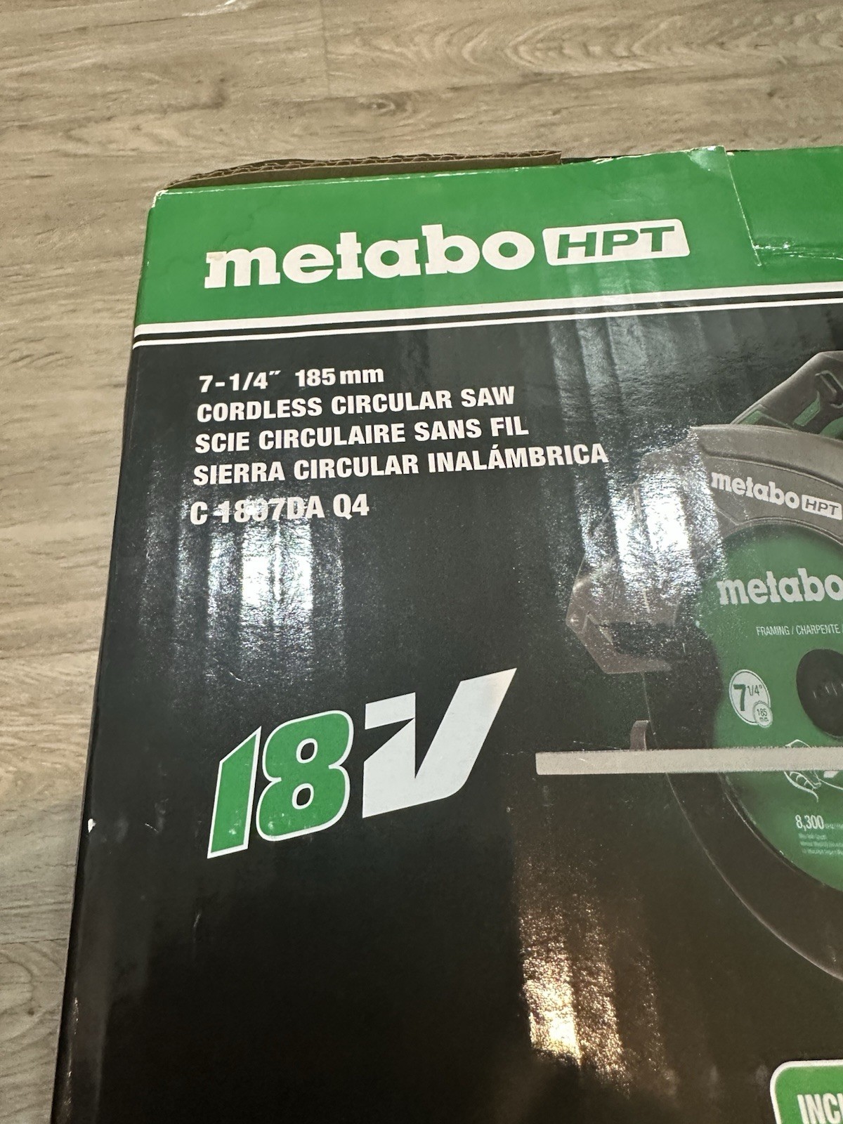 Metabo Hpt 18V Multivolt 7-1/4 Inch Cordless Circular Saw (Bare Tool)