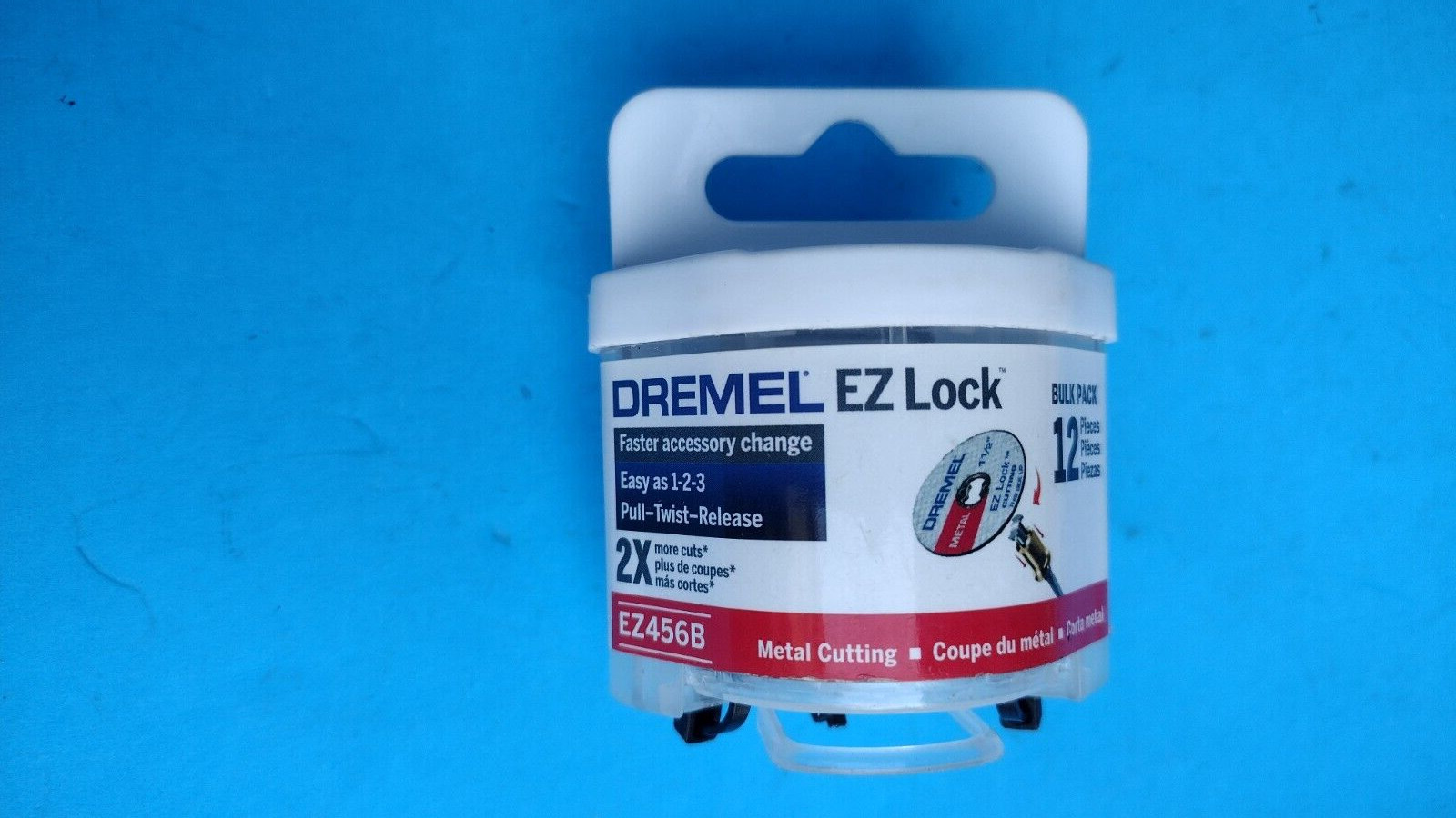 1Pk Dremel EZ456B EZ Lock System Cutoff Wheel 1 1/2  » Metal (12) New