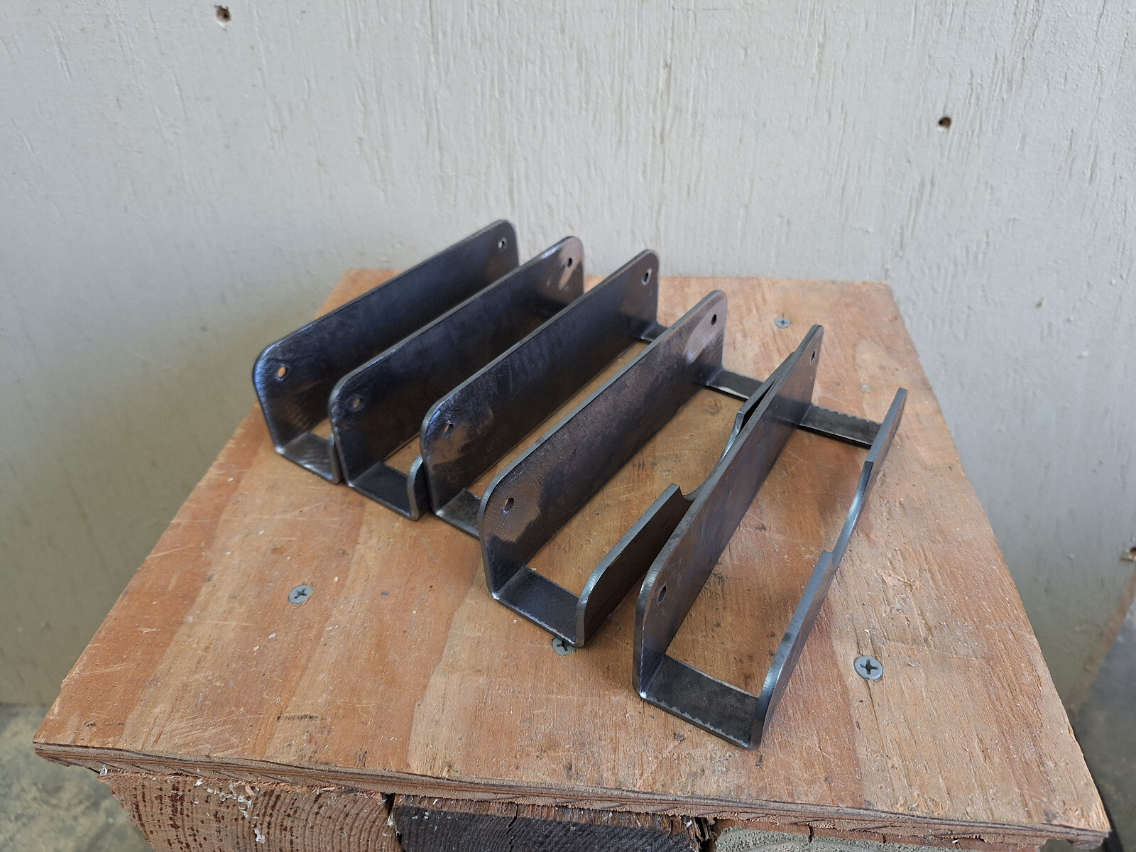 5 Pack – Angle Grinder Holder Wall Mount Heavy Duty 1/8 Plate Solid Steel Rack