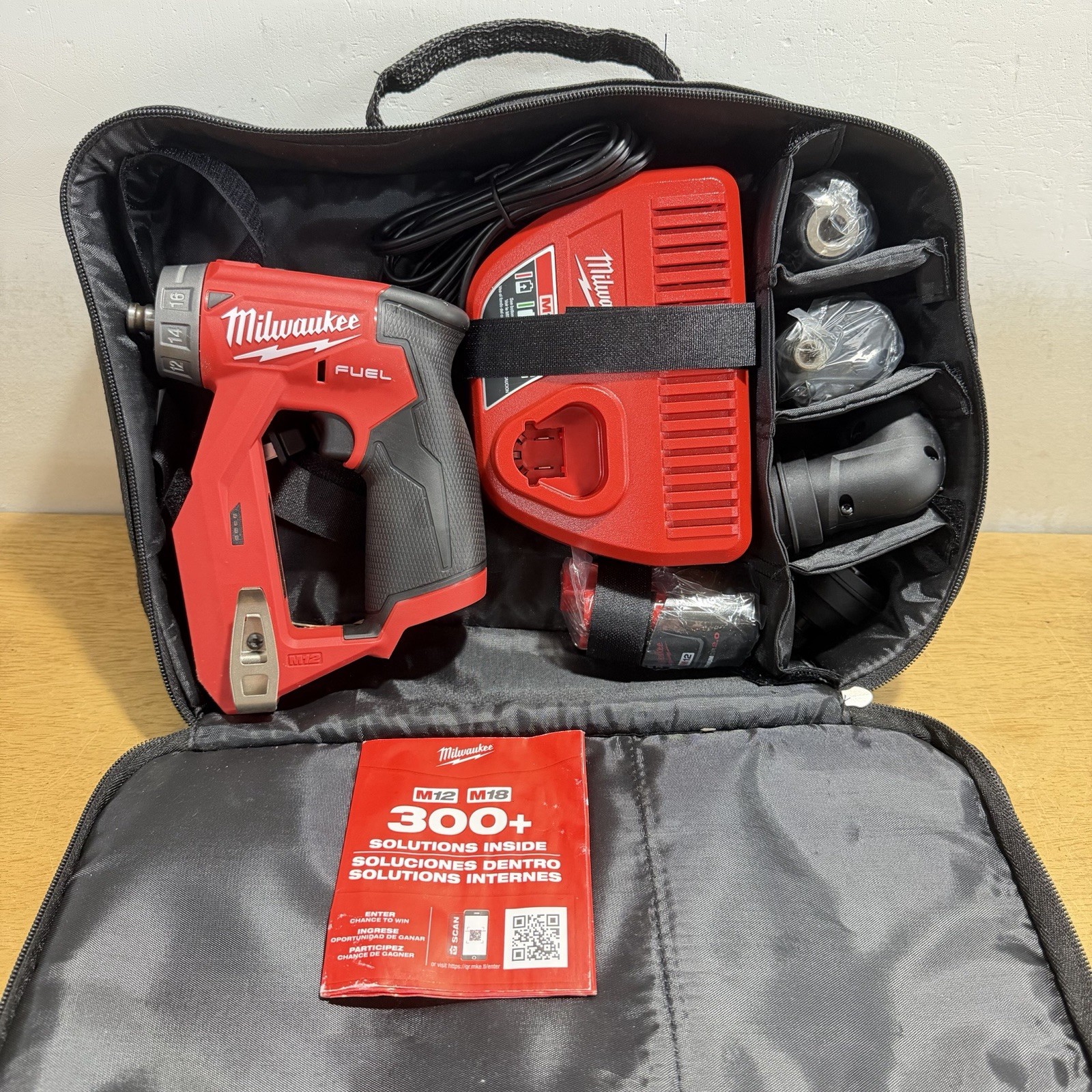 M12 FUEL 12V Lithium-Ion Brushless Cordless 4-In-1 Installation 3/8 In.Drill NEW