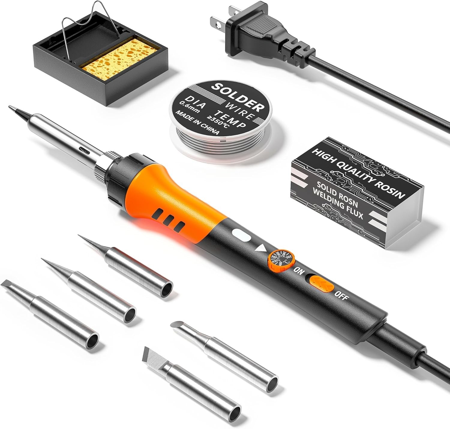 60W Precision Soldering Micro Pen Heavy Duty Kit Small Solder Iron Tool Adjust