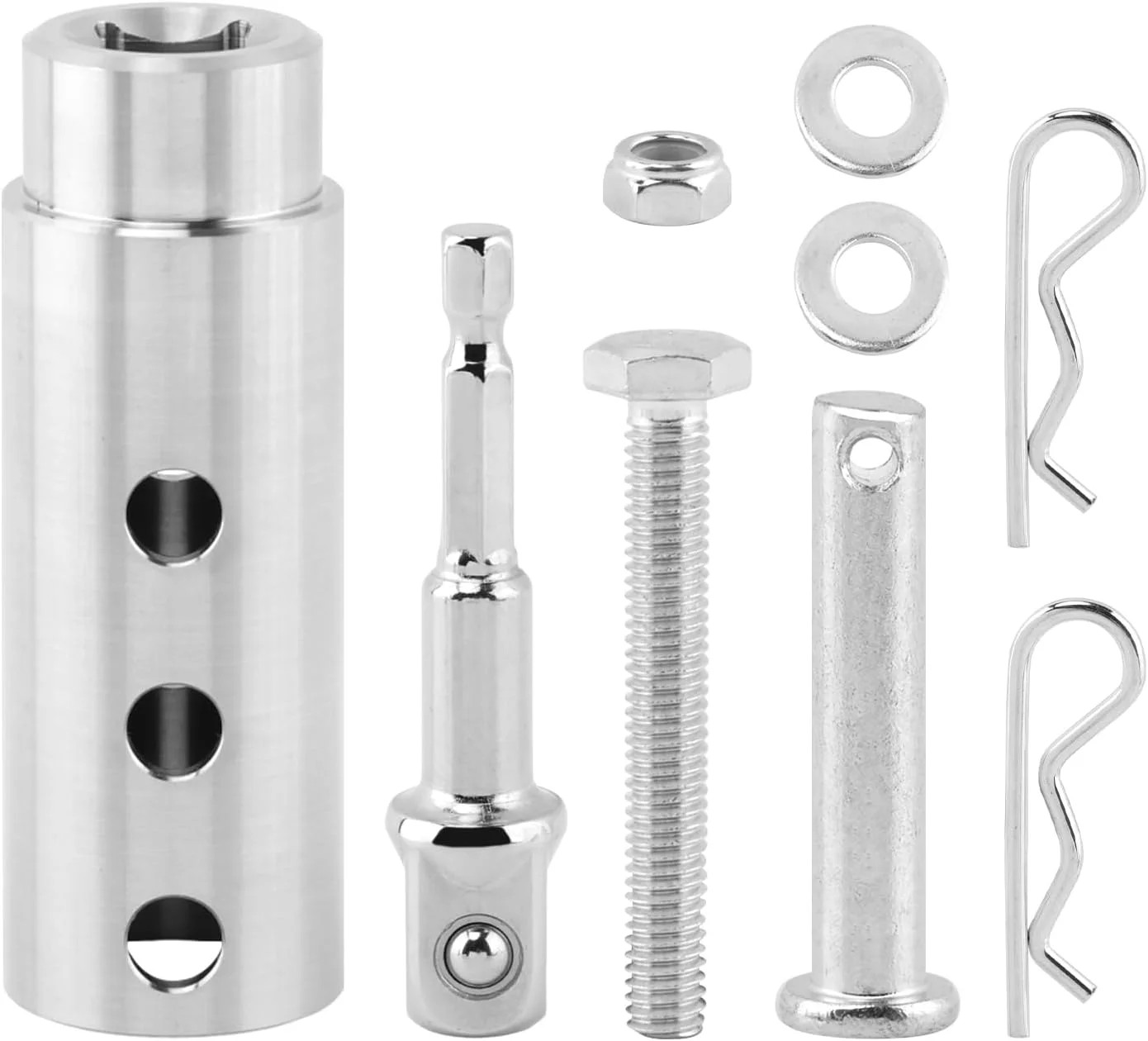 Trailer Jack Drill Adapter, Compatible with 1 » Jack Drive Shaft, Handle Cordles