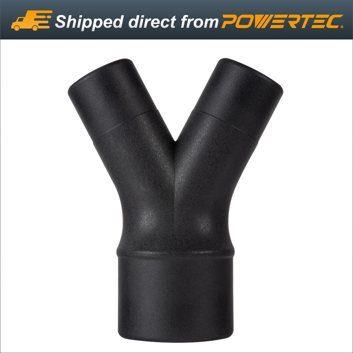 POWERTEC 4 to 2-1/2 Inch Dust Collection Hose Splitter Fitting (70276)