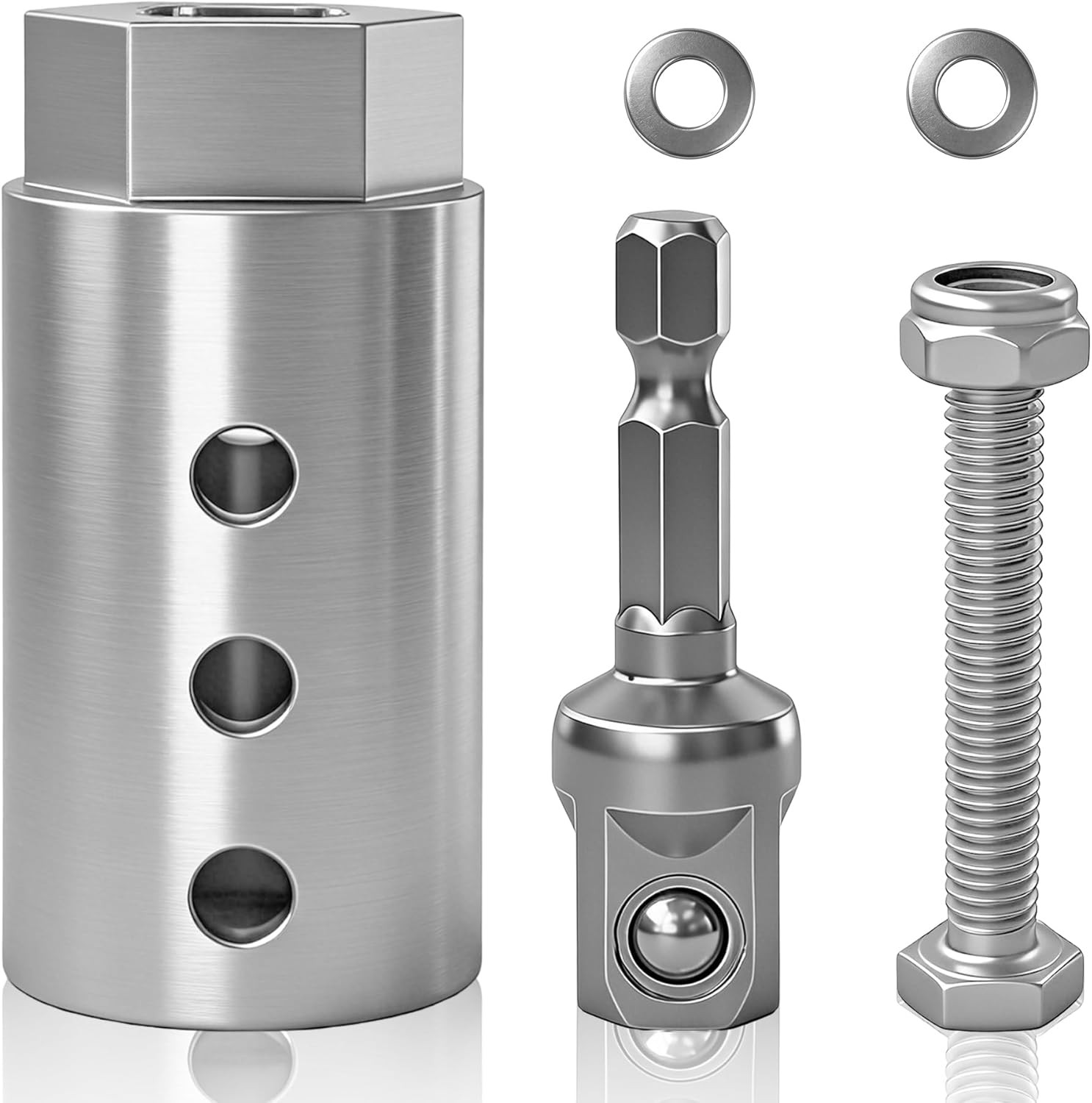 Trailer Jack Drill Adapter Kit for 1 Inch Drive Shaft RV Stabilizer Tool