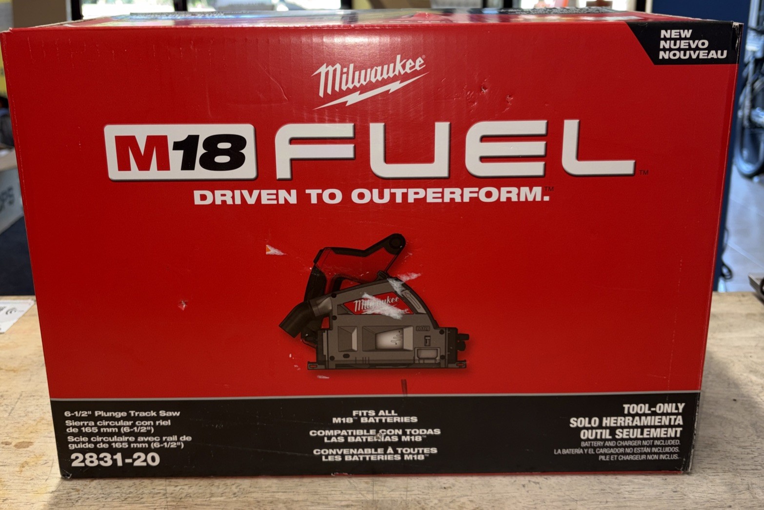 Milwaukee M18 FUEL 6 1/2&Prime; Plunge Track Saw Bare Tool – Gray (2831-20)