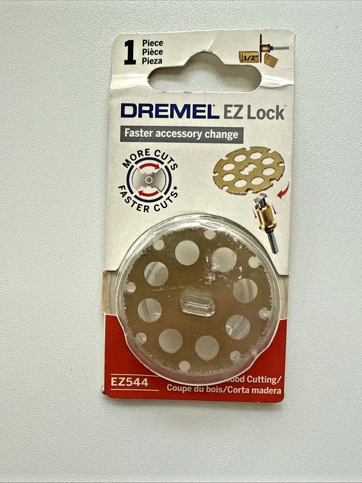 Dremel EZ Lock Carbide Cutting Wheel – EZ544 NEW IN PACKAGE