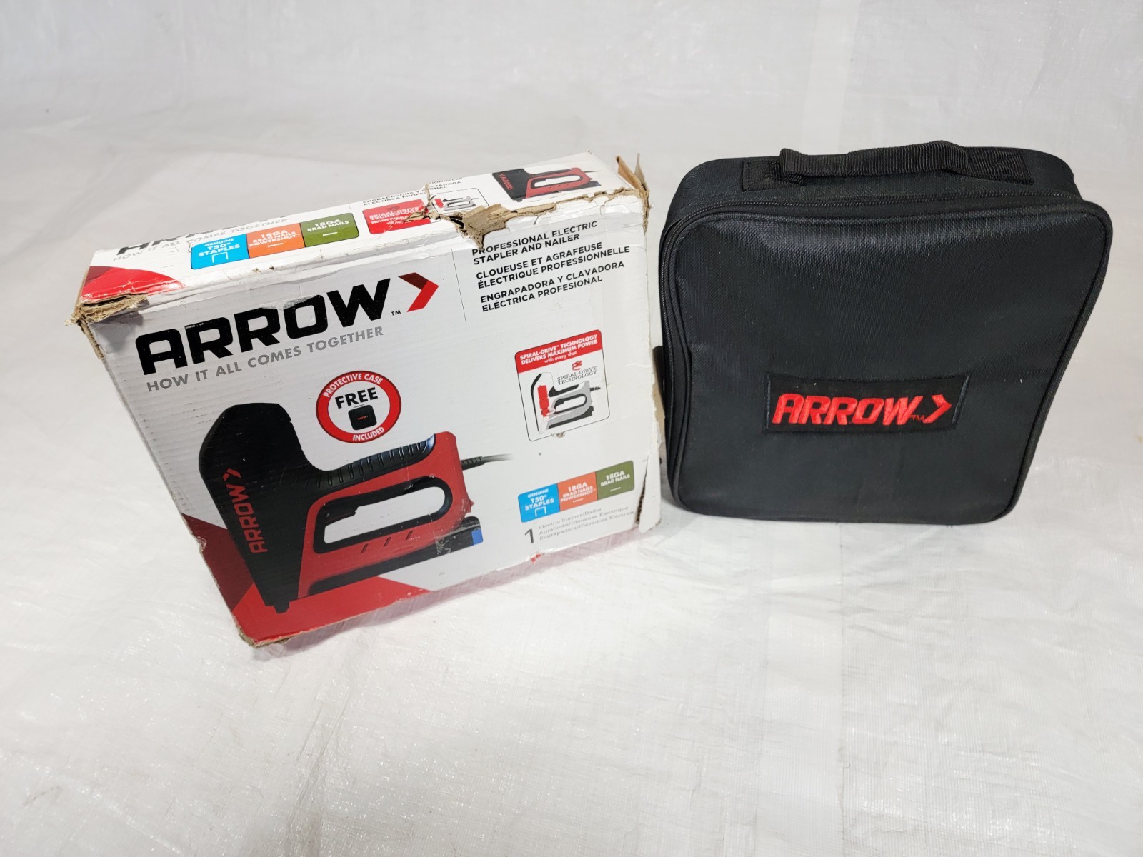 Arrow 6 in. Electric Stapler and Brad Nailer Model T50AC-R